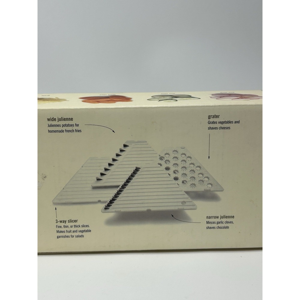 Martha Stewart Mandoline, White, 6 Pieces - Picture 7 of 12